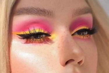 maquillaje colorido