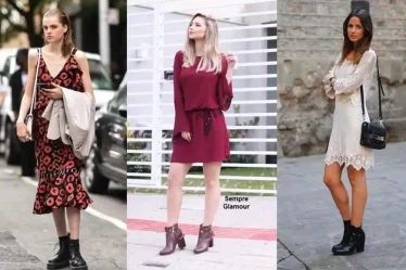 usar un vestido con botas
