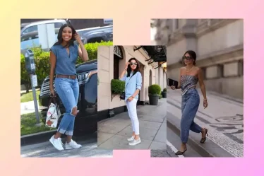 Look denim con conjuntos a medida