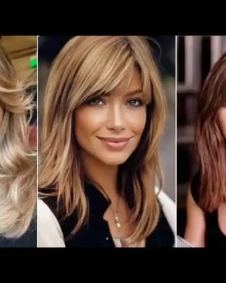 Cortes de pelo con flequillo largo