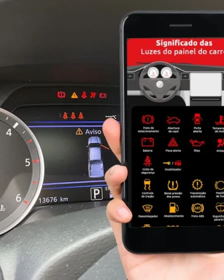 Aplicación para identificar las luces del salpicadero del coche